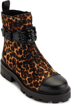 Karl Lagerfeld Maeva KL332961 Womens Multi Leather Ankle Boots LION765