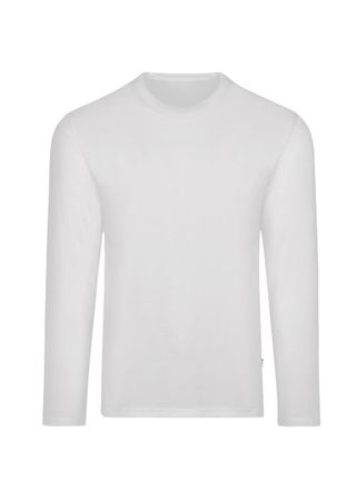 Trigema Mens 636501 Longsleeve T-Shirt, White, M