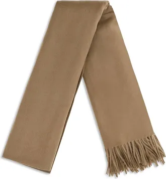 Max Mara Womens Baci Cashmere Scarf Cammello Kashmir-Capra Hircus Kashmir/capra Scarfs