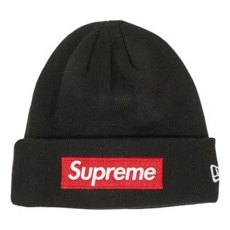 SUPREME x New Era Box Logo Beanie Black FW22BN10-BLACK