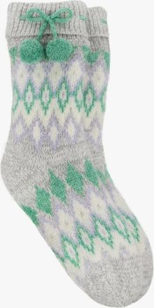 Totes Womens Totes Toasties FAIR ISLE CHENILLE SLIPPER SOCKS Womens Socks Fair isle - Multi