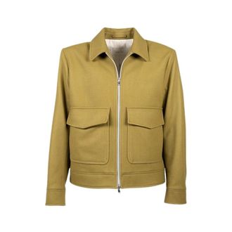 Lubiam Heren, Jassen, Geel, Maat: 2XL