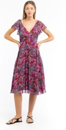 Patrizia Pepe Purple Polyester Casual Womens Dress