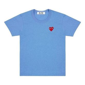 Comme Des Gar&ccedil;ons (WMNS) COMME des GARCONS PLAY FW25 T-Shirt Blue AZ-T211-051-1