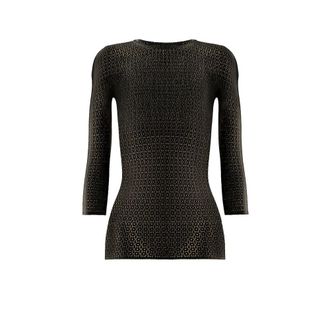 Wolford Daisy Net Top Long Sleeves