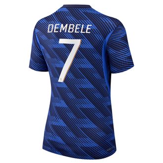 Nike Ousmane Demb&eacute;l&eacute; France National Team 2026 Match Home Nike Womens Dri-FIT ADV Soccer Jersey in Blue | NN203949095-FFF