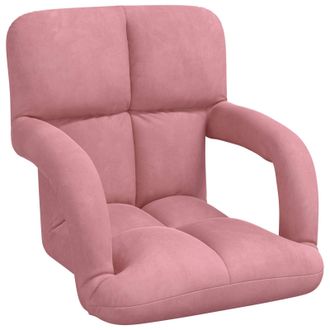vidaXL Sill&oacute;n Ajustable Rosa Terciopelo Vidaxl