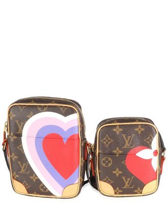 Louis Vuitton Brown, Multicolor Canvas Game On Paname Set (Authentic Pre- Loved)