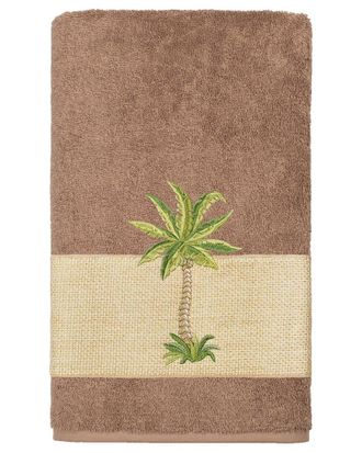 Linum Home Textiles Turkish Cotton Colton Embellished Bath Towel