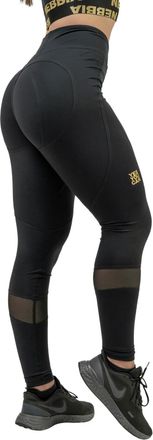 NEBBIA Nebbia Push-up Intense Heart-shaped Gold Leggings High Waist S