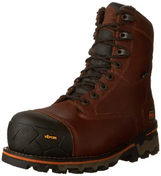 Timberland Timberland Pro - Mens CSA 8 in Boondock Ct Wp Shoe, 7 2E UK, Dark Brown