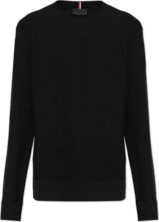 Moncler Truien & Vesten, Heren, Zwart, 3Xl, Katoen, Katoenen trui