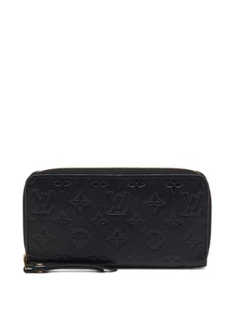Louis Vuitton monogram empreinte leather wallet - Black