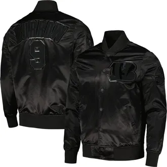 Pro Standard Mens Pro Standard Joe Burrow Black Cincinnati Bengals Player Full-Snap Jacket at Nordstrom, Size Xxx-Large