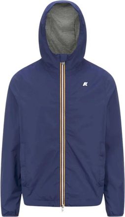 K-Way Jack Jacket - Heren - Regenjassen - Blauw - L - Katoen - Jassen