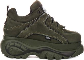 Buffalo Sneakers, female, Green, 8 UK, 1339-14 Classic Platform