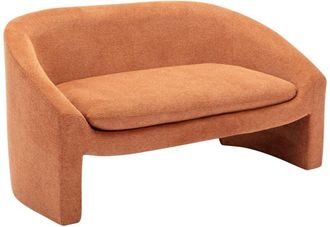 Vente-Unique Vente-unique - Divano 2 posti in Tessuto Terracotta - ossana