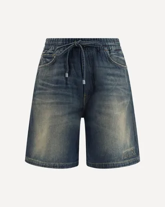 Amiri Drawstring denim Shorts Male XL