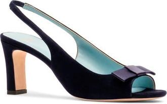 Frances Valentine Reese Slingback Sandal in Navy at Nordstrom, Size 9.5