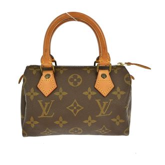 Louis Vuitton Speedy Mini Hl Handbag Monogram Canvas Brown Canvas Handbag (Pre-Owned)