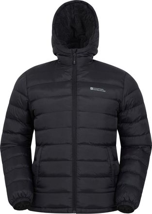 Mountain Warehouse Mens Seasons Faux Fur Lined Padded Jacket