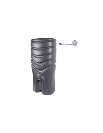 Eda Recuperador De Agua De 350 Litros Gris Antracita + Kit Colector Universal - Eda