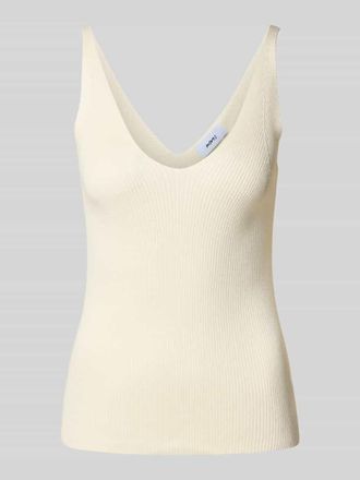 Moves Tr&auml;gertop mit V-Ausschnitt Modell Madeline in Offwhite, Gr&ouml;&szlig;e XL