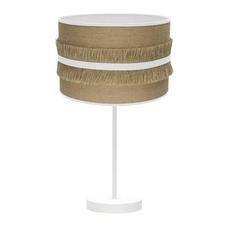 Fabrilamp Fabrilamp - Sobremesa Grande Natalia 1xe27 Blanco/saco-blanco 62x30x30 Cm