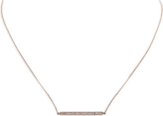 Luxury Bazaar Collana in oro rosa 14 carati con diamante