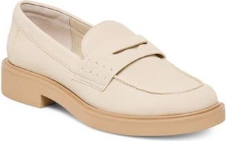 Dolce Vita Tiggy Penny Loafer in Creme Nubuck at Nordstrom, Size 7.5
