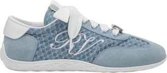 Roger Vivier Viv Low Sneakers - Dames - Sneakers - Blauw - 39 EU - Su&egrave;de - Schoenen