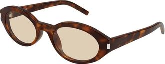 Saint Laurent Sunglasses, female, Brown, Size: 51 MM SL 567 Sunglasses