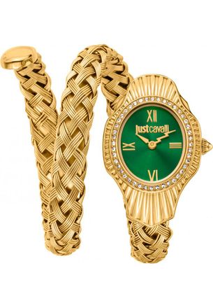 Just Cavalli Womens JC1L305M0035 Ladies Signature Snake Watch - Gold - One Size