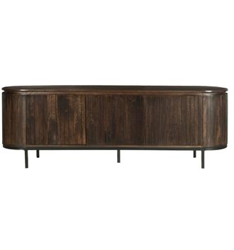 Moloo Mueble de tv de 170 cm en madera maciza marr&oacute;n
