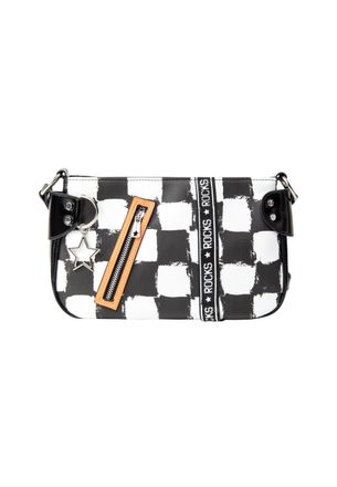 Mymo schoudertas Dames wit zwart