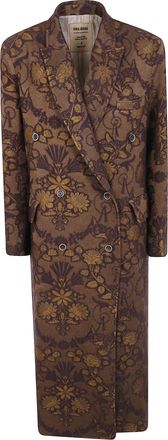 Uma Wang Coat Wool Blend Camelot