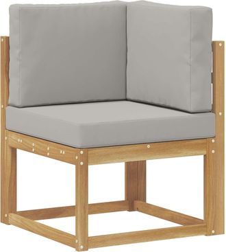 vidaXL Conjunto De Sof&aacute;s De Exterior Madera De Acacia S&oacute;lida Vidaxl