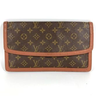 Louis Vuitton Monogram Brown Monogram Clutch Bag (Pre-Owned)