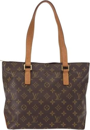 Louis Vuitton Pre-owned Tote Bags, female, Brown, Size: ONE SIZE Pre-owned Vintage Monogram Canvas Tote Bag