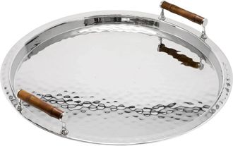 Edzard Grosses Premium Serviertablett Hugo ø 55 cm - Edelstahl vernickelt