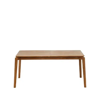 DRAWER Mesa de comedor extensible para 6 a 10 personas en madera 160-205x90 c