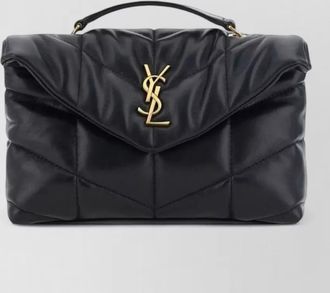 Saint Laurent puffer lamb leather shoulder bag