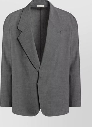 Fear of God single breasted cotton wool jacket