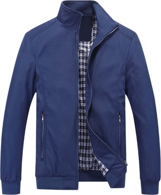 Generic Mens Jackets Mens Summer Bomber Jackets Casual Lightweight Windbreaker Sports Jacket Cargo Outwear Mens Windbreaker Jacket Mens Coats Windbreaker Summ