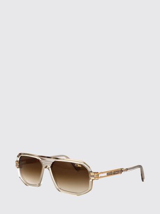 Cazal Occhiali da sole aviator rettangolari vintage in metallo e acetato