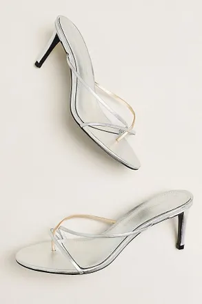 Black Suede Studio Carla 65 Cross-Strap Kitten Heels