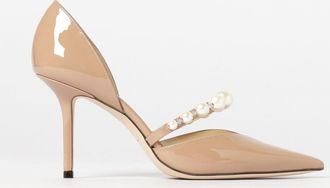 Jimmy Choo London D&eacute;collet&eacute; Aurelie Jimmy Choo in vernice con perle sintetiche