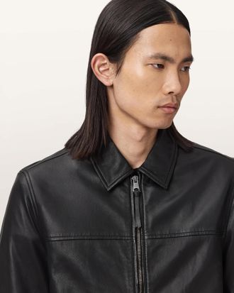 AllSaints Rashford Leather Jacket