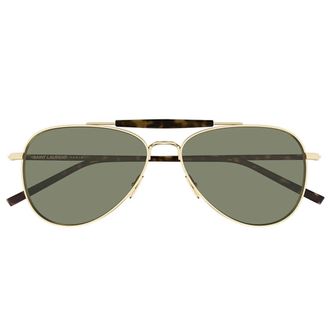 Saint Laurent Sunglasses Sl 864 003 Gold Brown/Green Unisex