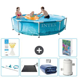 Intex Piscina Con Estructura Redonda - 305x76 Cm - 7-piezas S61